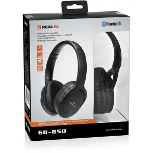Bluetooth-гарнітура REAL-EL GD-850 Black, EL124100025 UA