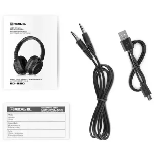 Bluetooth-гарнітура REAL-EL GD-860 Black, EL124100053 UA