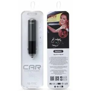 Bluetooth-гарнітура-зарядка Remax RB-T11C Black (6954851263920) UA