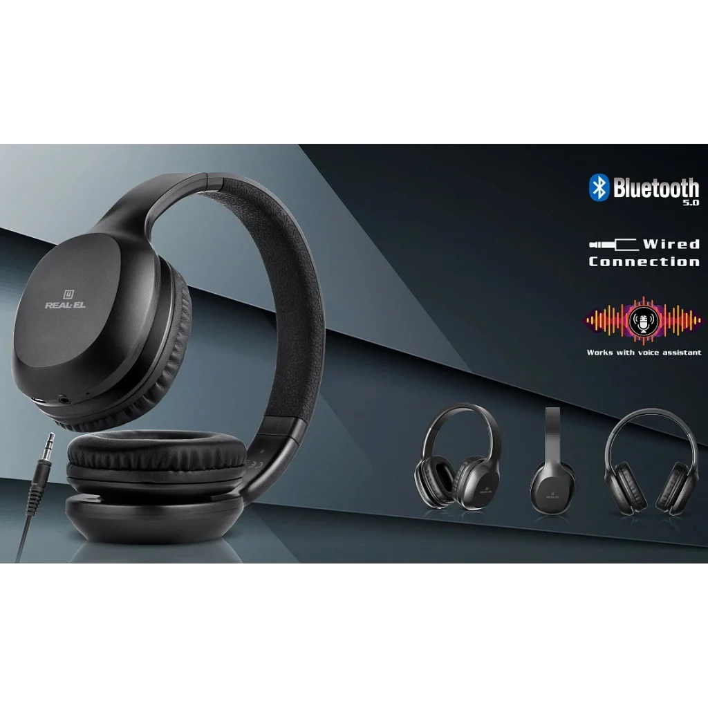 Bluetooth-гарнітура REAL-EL GD-820 Black, EL124100051 UA