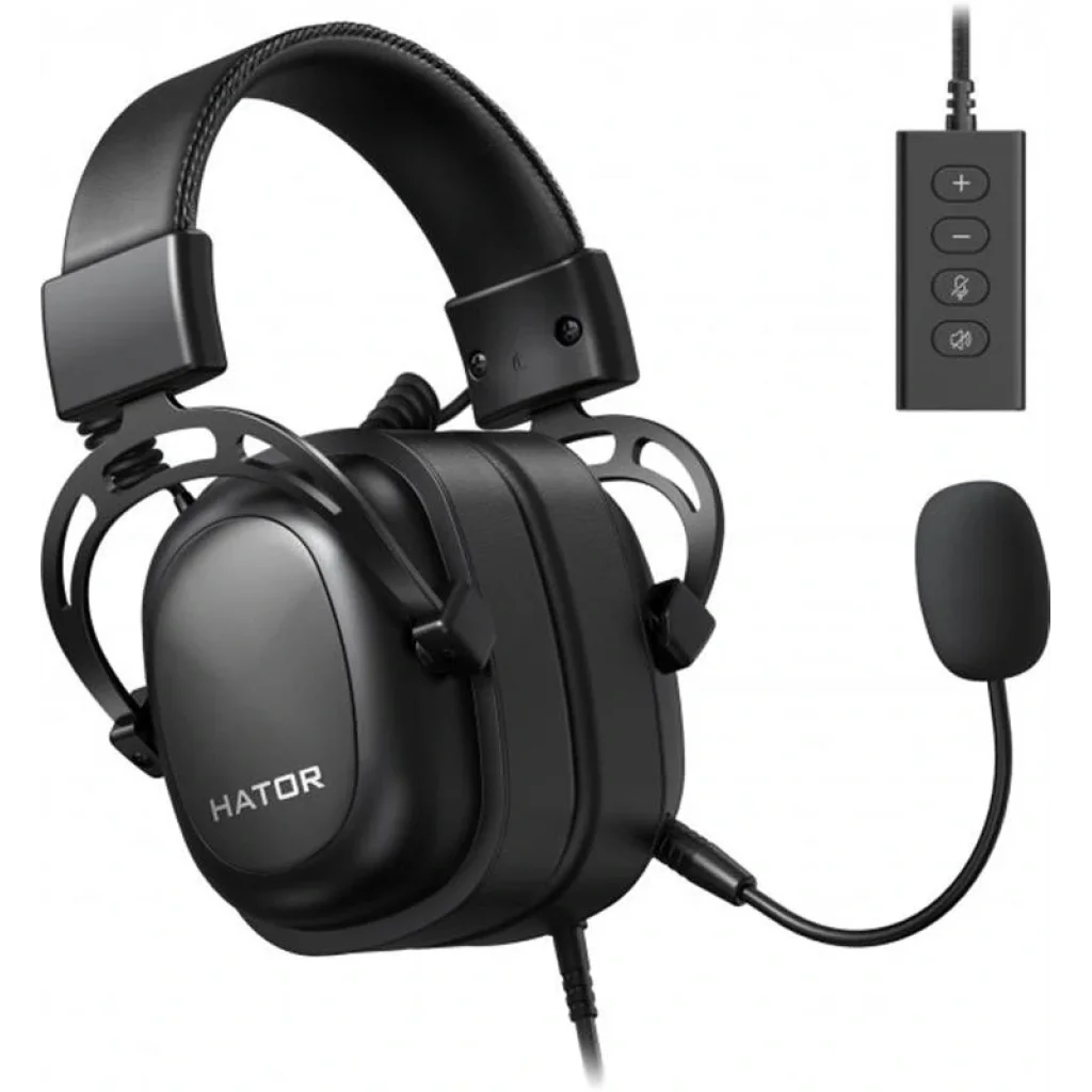 Гарнітура Hator Hypergang 2 USB 7.1 Black (HTA-940) UA