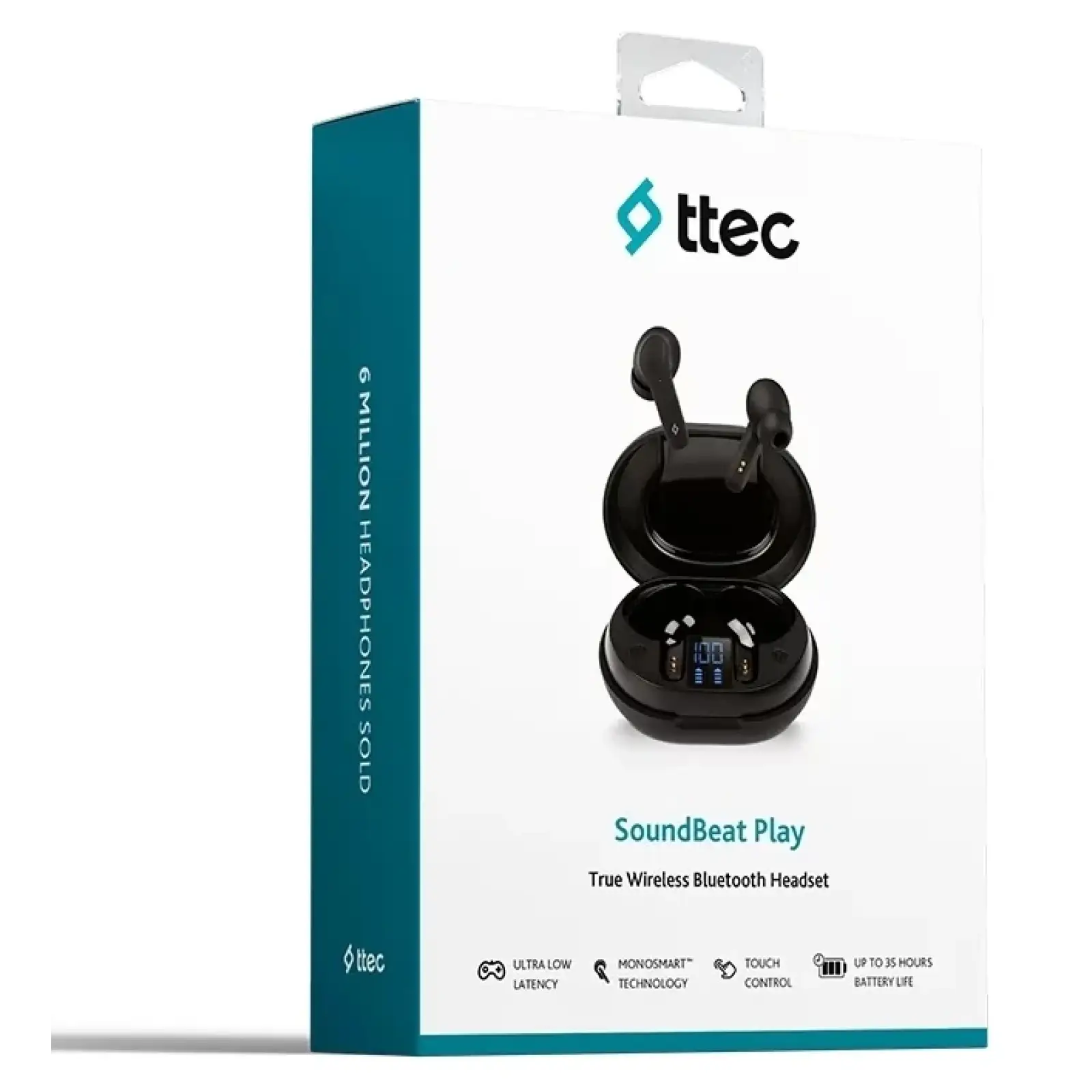 Bluetooth-гарнітура Ttec SoundBeat Play Black (2KM139S) UA