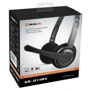 Гарнітура REAL-EL GD-011MV Black, EL124100022 UA