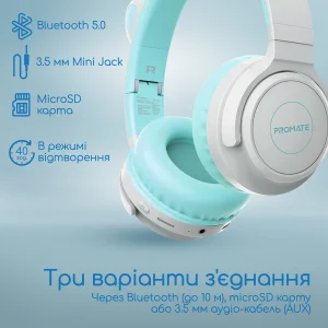 Bluetooth-гарнітура Promate Panda Aqua, panda.aqua UA
