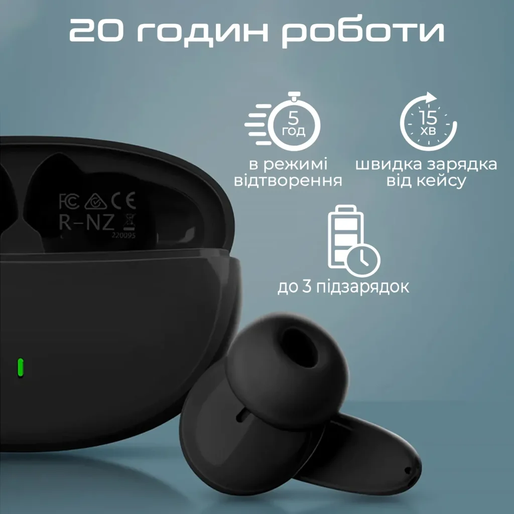 Bluetooth-гарнітура Promate Lush Black UA