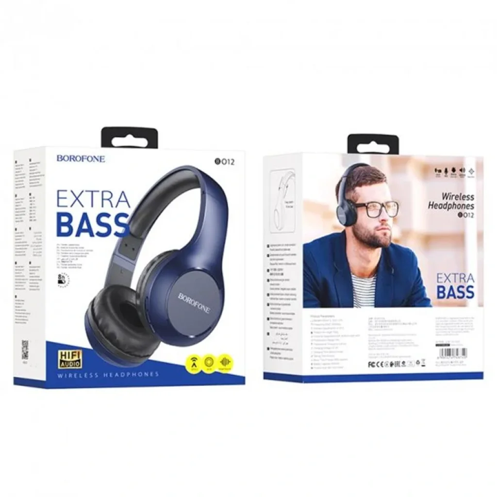 Bluetooth-гарнітура Borofone BO12 Power Blue (BO12U) UA