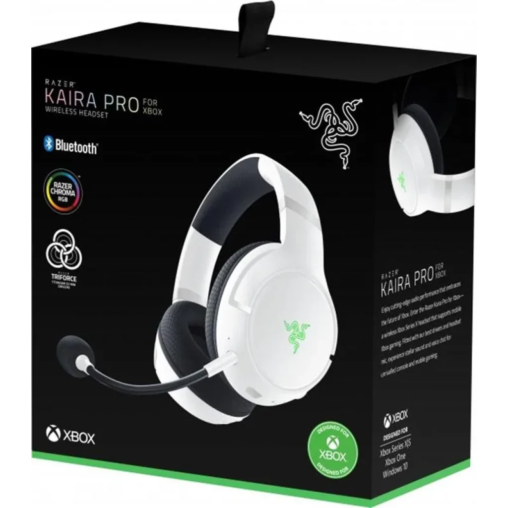 Бездротова гарнітура Razer Kaira Pro for Xbox White (RZ04-03470300-R3M1) UA