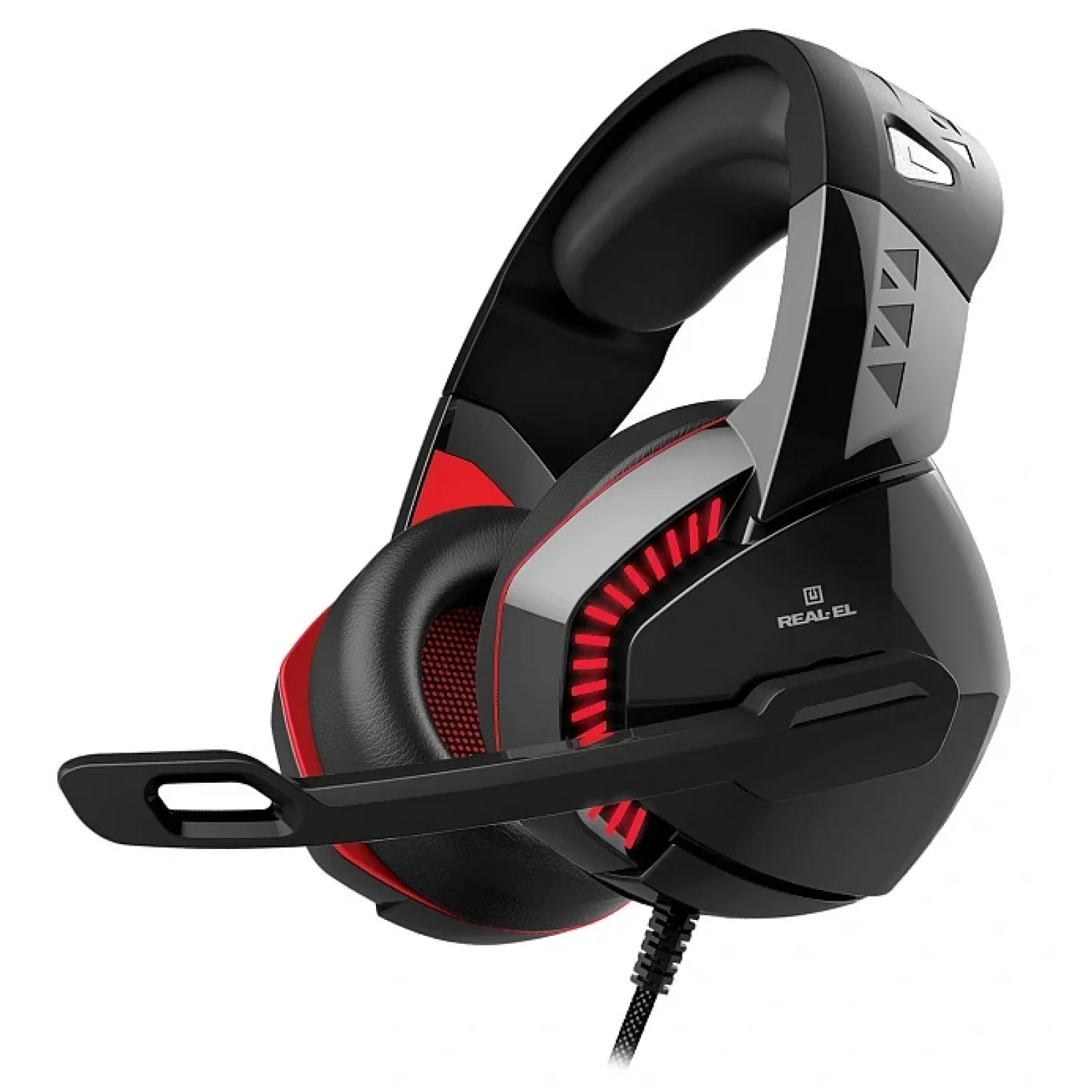 Гарнітура REAL-EL GDX-7800 Black/Red, EL124100027 UA