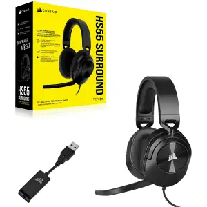 Гарнитура Corsair HS55 Surround Headset Carbon (CA-9011265-EU) UA