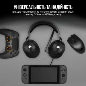 Гарнитура Corsair HS55 Surround Headset Carbon (CA-9011265-EU) UA