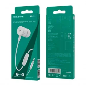Гарнітура Borofone BM31 Mysterious White (BM31W) UA