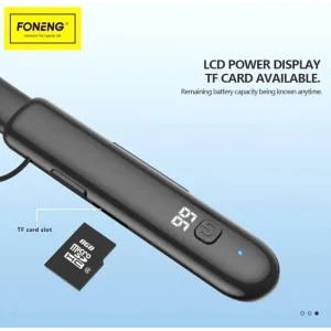 Bluetooth-гарнитура Foneng BL37 Digital Display Neckband Bluetooth Earphone (BL37-BE-DDN) UA