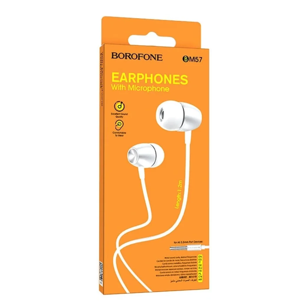 Гарнітура Borofone BM57 Platinum Silver (BM57S) UA