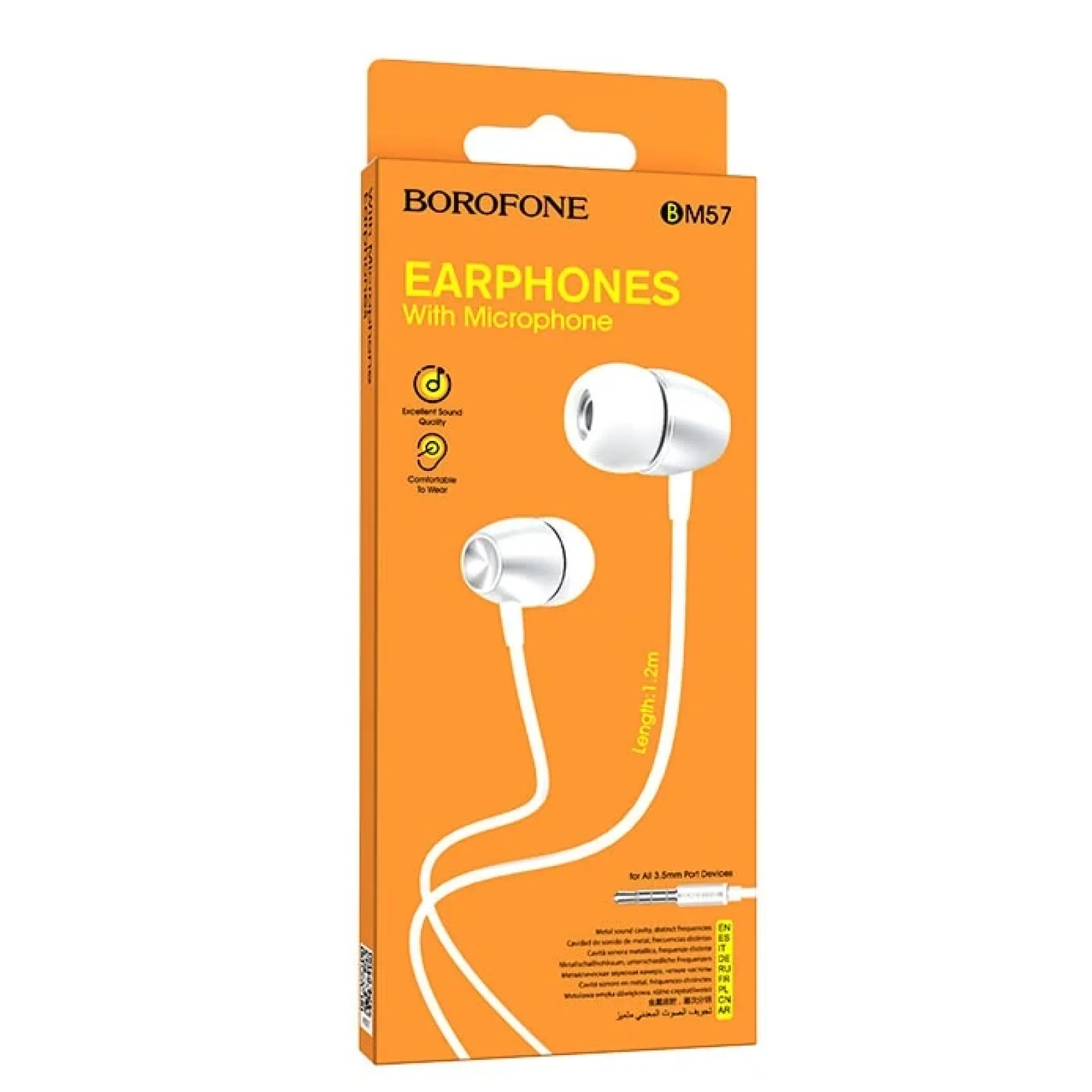 Гарнитура Borofone BM57 Platinum Silver (BM57S) UA