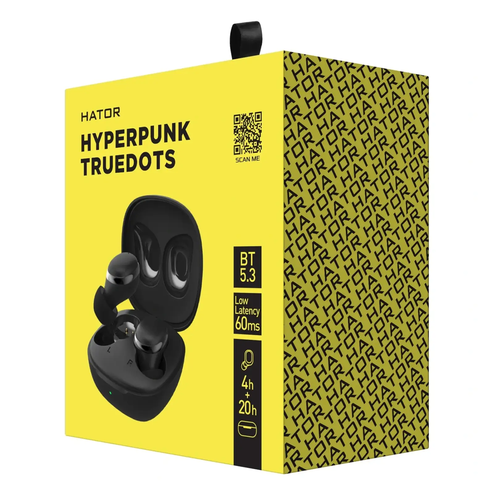 Bluetooth-гарнітура Hator Hyреrpunk Truedots Black (HTA-410) UA