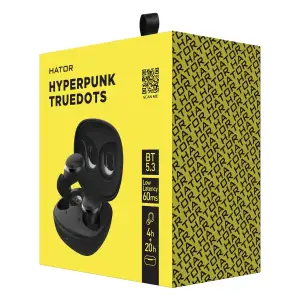 Bluetooth-гарнітура Hator Hyреrpunk Truedots Black (HTA-410) UA