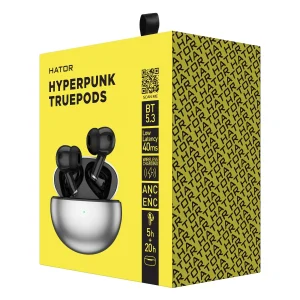 Bluetooth-гарнітура Hator Hyреrpunk Truedots Black (HTA-430) UA