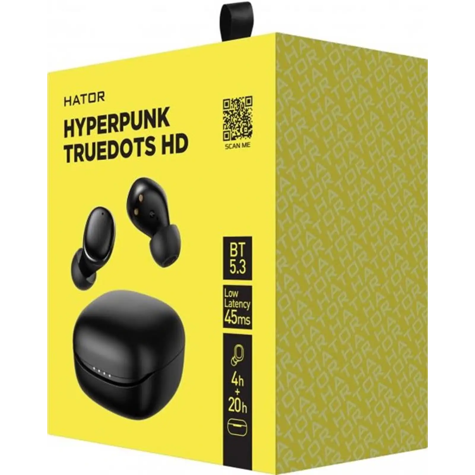 Bluetooth-гарнитура Hator Hyреrpunk Truedots HD Black (HTA-411) UA
