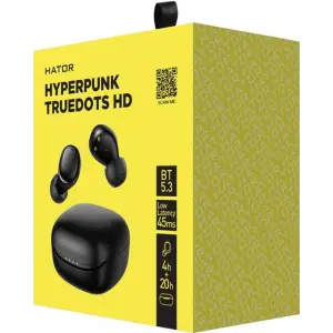 Bluetooth-гарнитура Hator Hyреrpunk Truedots HD Black (HTA-411) UA