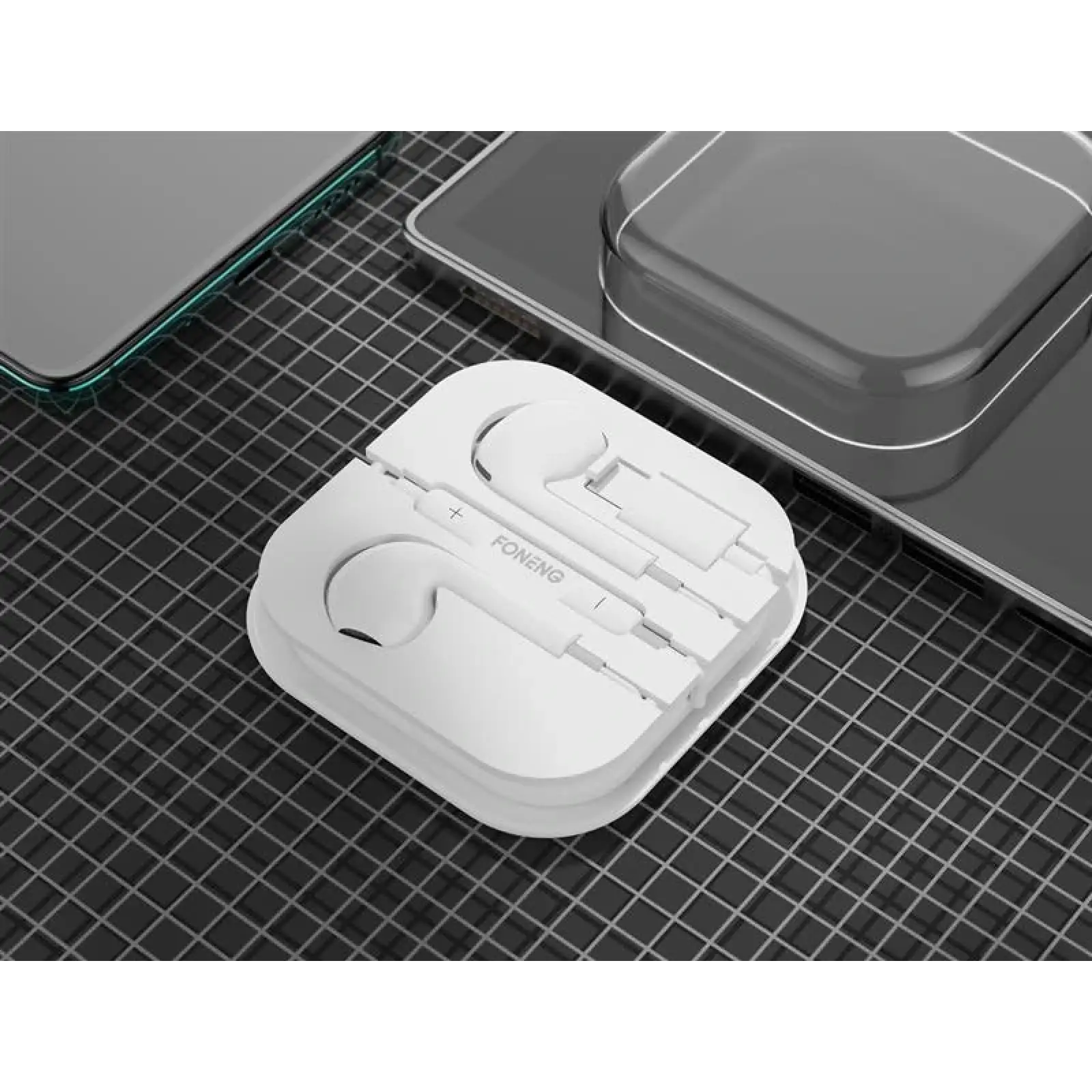 Гарнітура Foneng T61 Type-C White (T61-WE-TC) UA