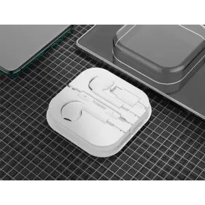 Гарнітура Foneng T61 Type-C White (T61-WE-TC) UA