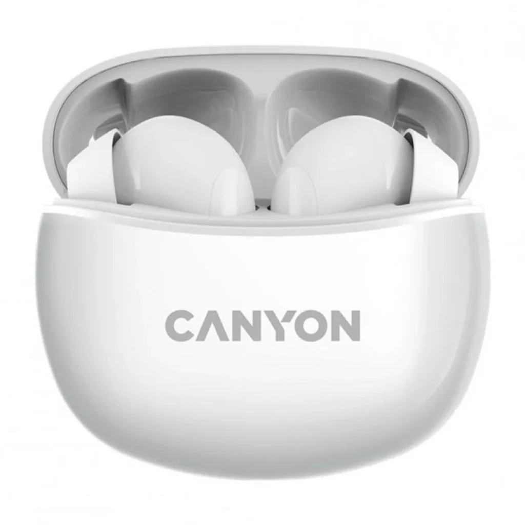 Bluetooth-гарнітура Canyon TWS-5 White (CNS-TWS5W) UA