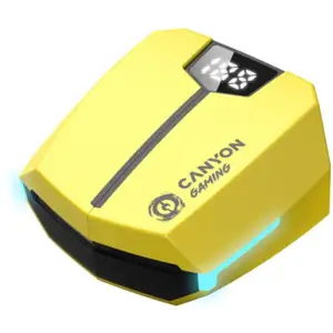 Bluetooth-гарнитура Canyon Doublebee GTWS-2 Gaming Yellow (CND-GTWS2Y) UA
