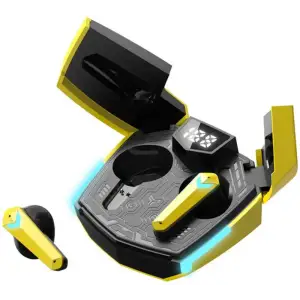 Bluetooth-гарнитура Canyon Doublebee GTWS-2 Gaming Yellow (CND-GTWS2Y) UA