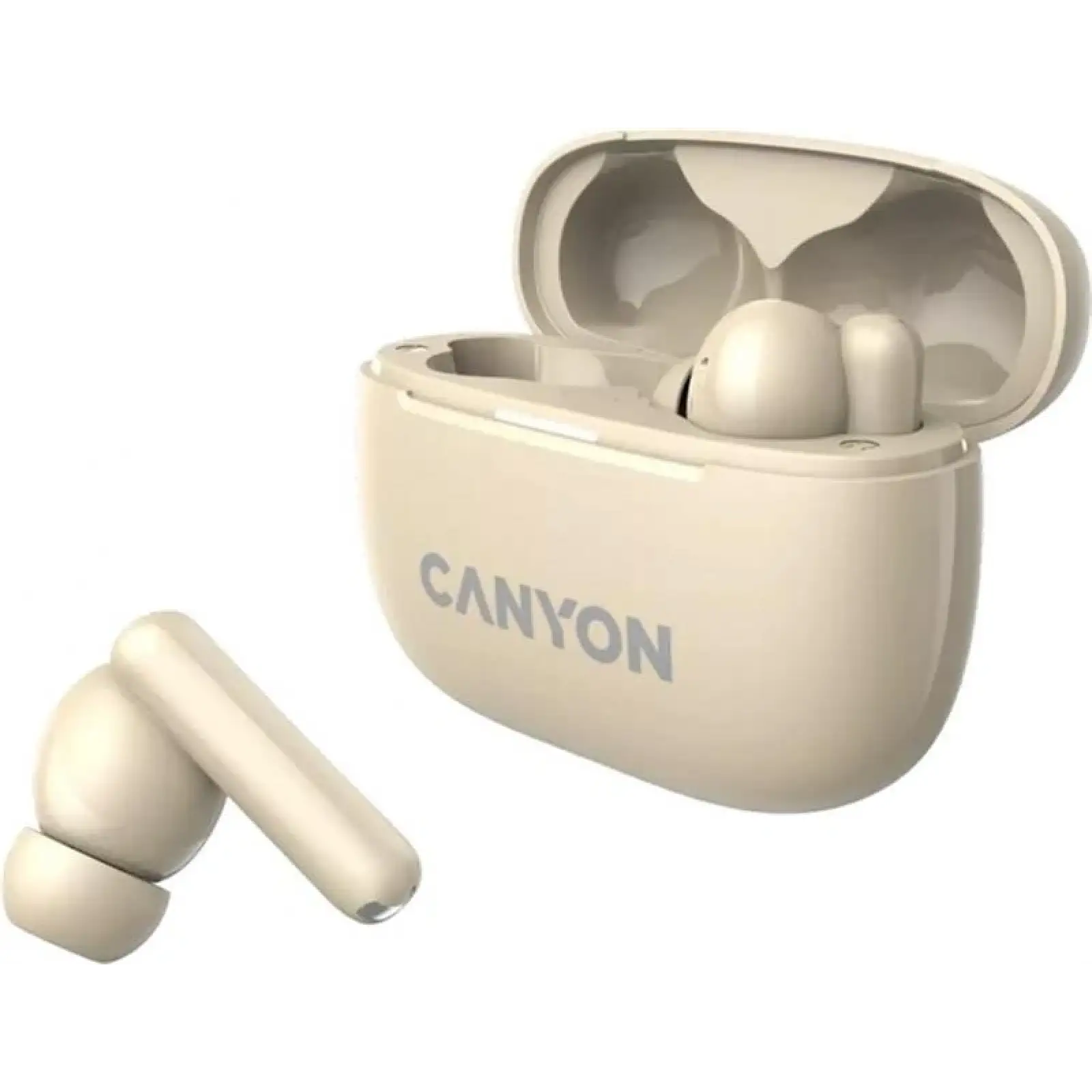 Bluetooth-гарнитура Canyon OnGo TWS-10 ANC ENC Beige (CNS-TWS10BG) UA