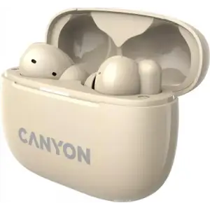 Bluetooth-гарнитура Canyon OnGo TWS-10 ANC ENC Beige (CNS-TWS10BG) UA