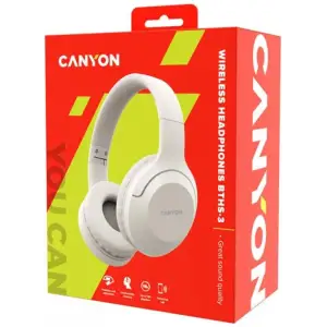 Bluetooth-гарнитура Canyon BTHS-3 Beige (CNS-CBTHS3BE) UA