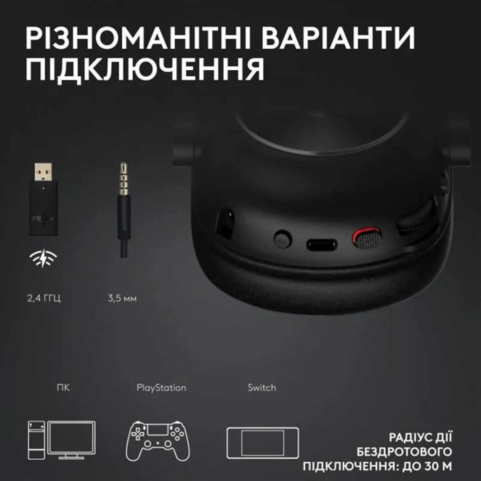 Гарнитура Logitech G Pro X2 Wireless LightSpeed Magenta (981-001275) UA