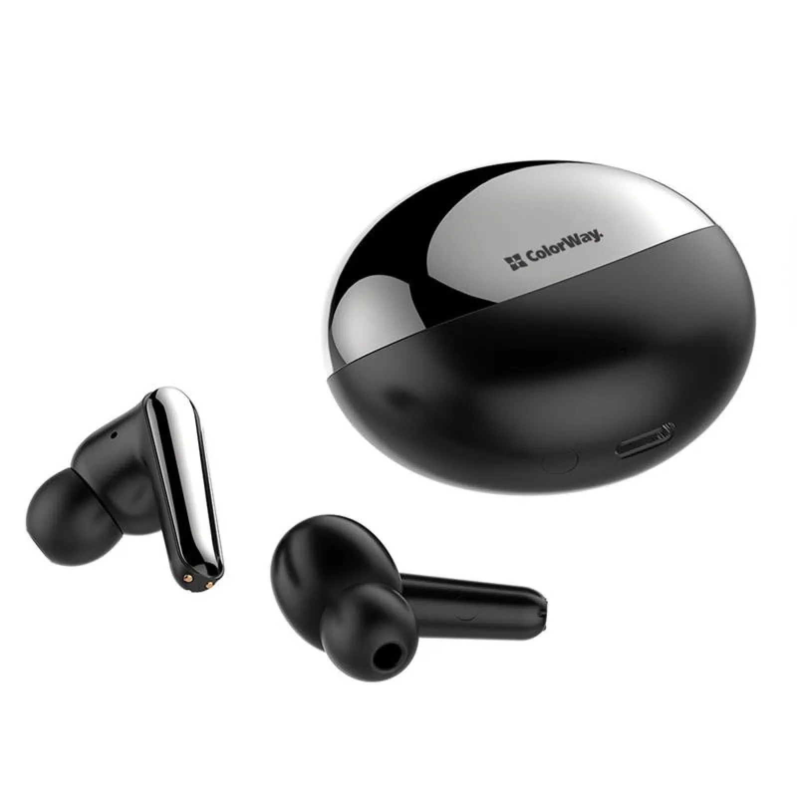 Bluetooth-гарнітура СolorWay TWS-3 Earbuds Black (CW-TWS3BK) UA