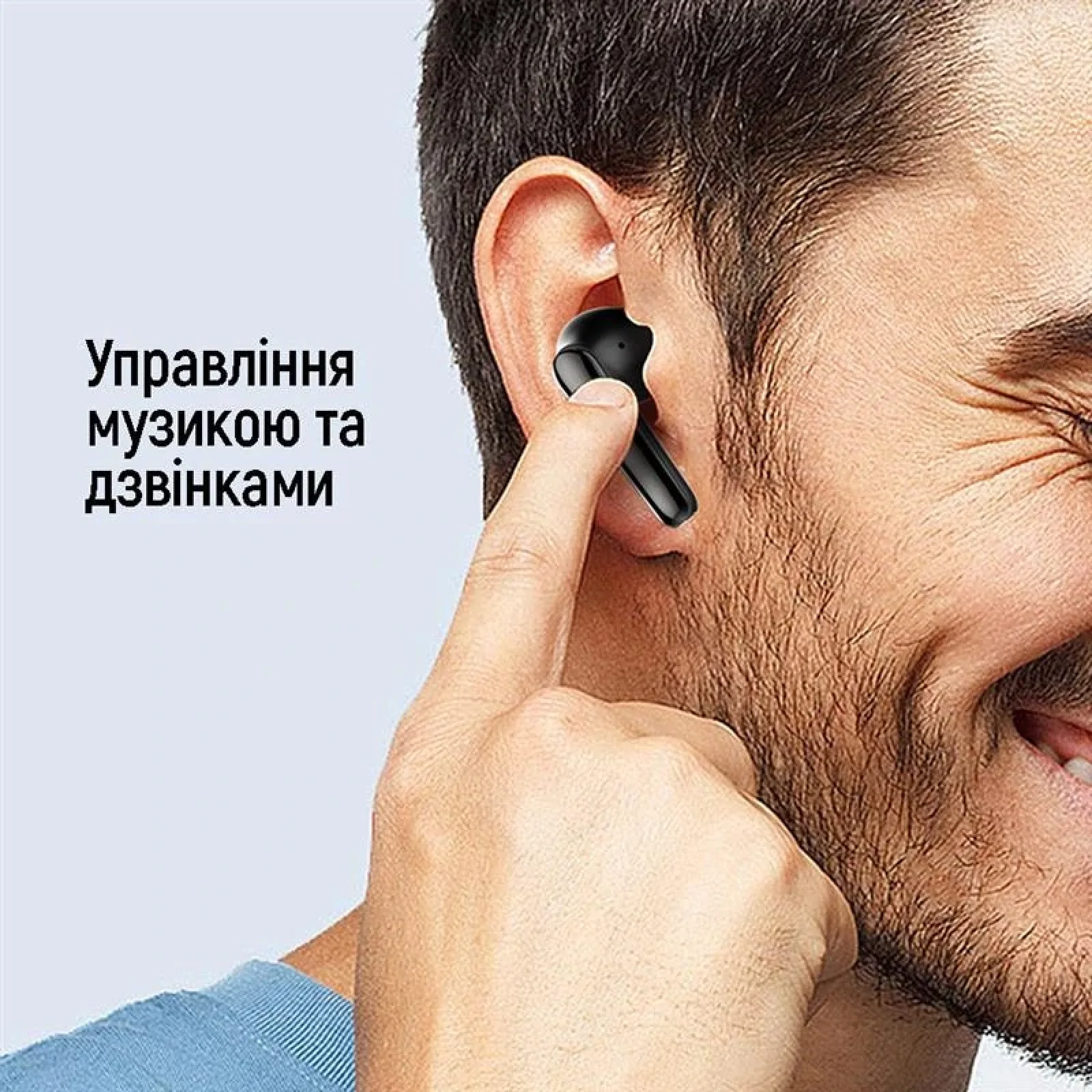 Bluetooth-гарнітура СolorWay TWS-3 Earbuds Black (CW-TWS3BK) UA