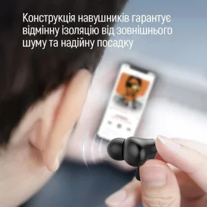 Bluetooth-гарнитура СolorWay TWS-3 Earbuds Black (CW-TWS3BK) UA