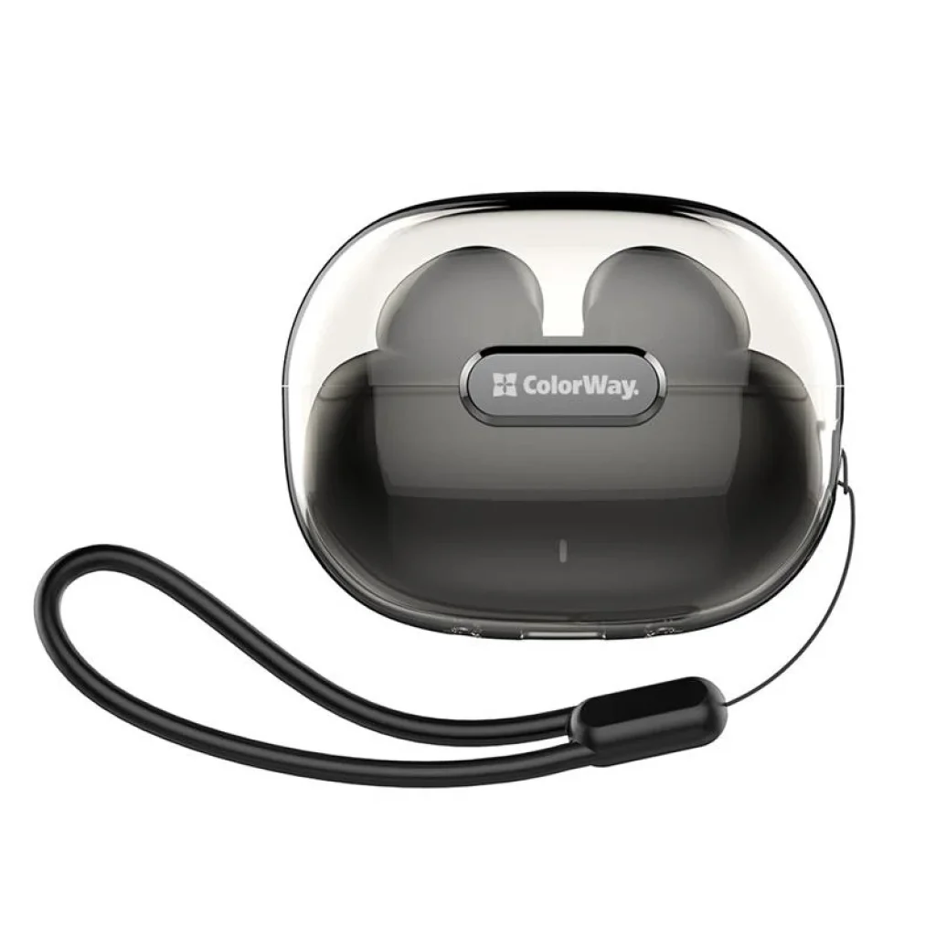 Bluetooth-гарнитура СolorWay Slim TWS-2 Earbuds Black (CW-TWS2BK) UA