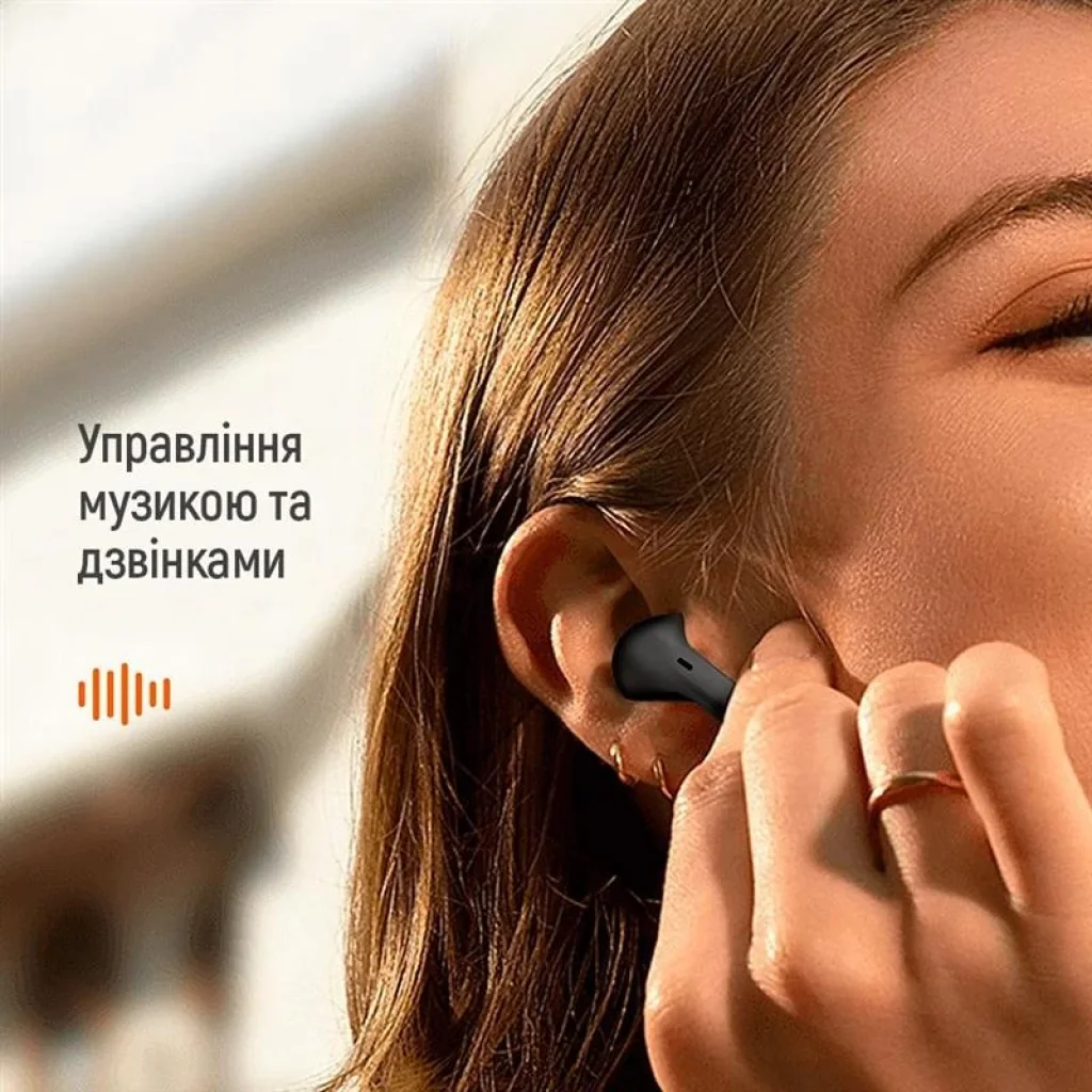 Bluetooth-гарнитура СolorWay Slim TWS-2 Earbuds Black (CW-TWS2BK) UA