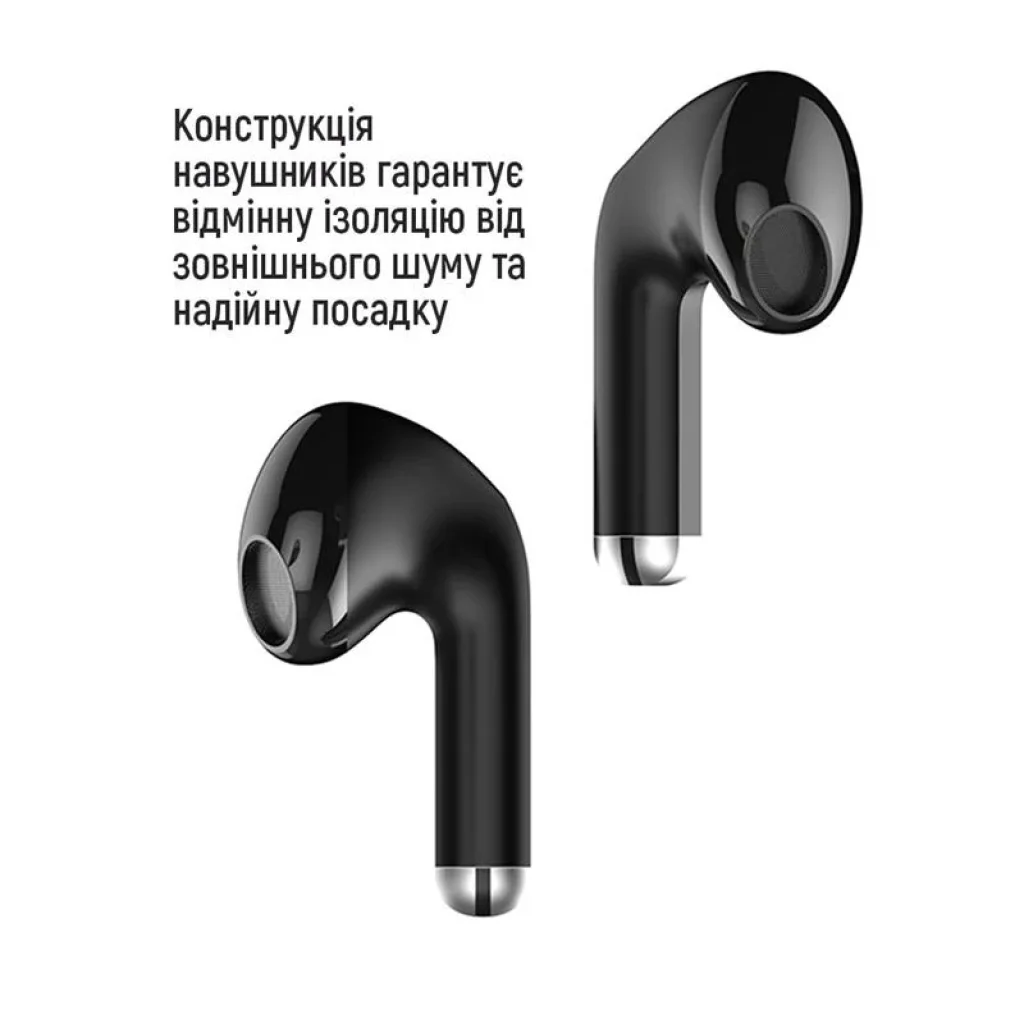 Bluetooth-гарнитура СolorWay Slim TWS-2 Earbuds Black (CW-TWS2BK) UA
