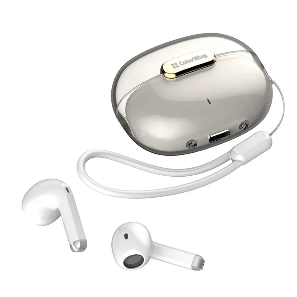 Bluetooth-гарнітура СolorWay Slim TWS-2 Earbuds White (CW-TWS2WT) UA