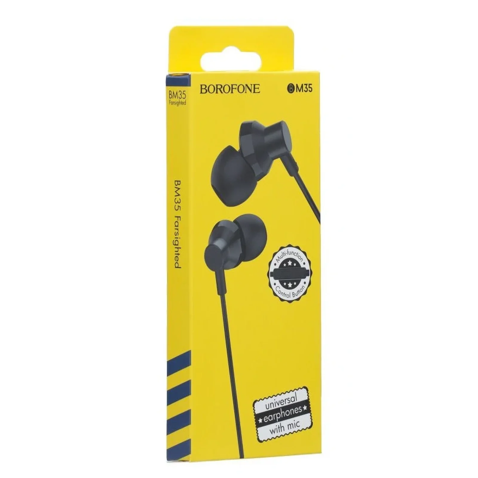 Гарнитура Borofone BM35 Black (BM35B) UA