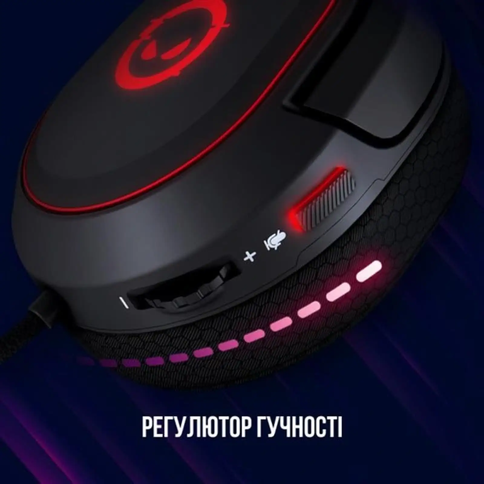 Гарнитура Canyon Lorgar Kaya 460 Gaming RGB USB Black (LRG-GHS460) UA