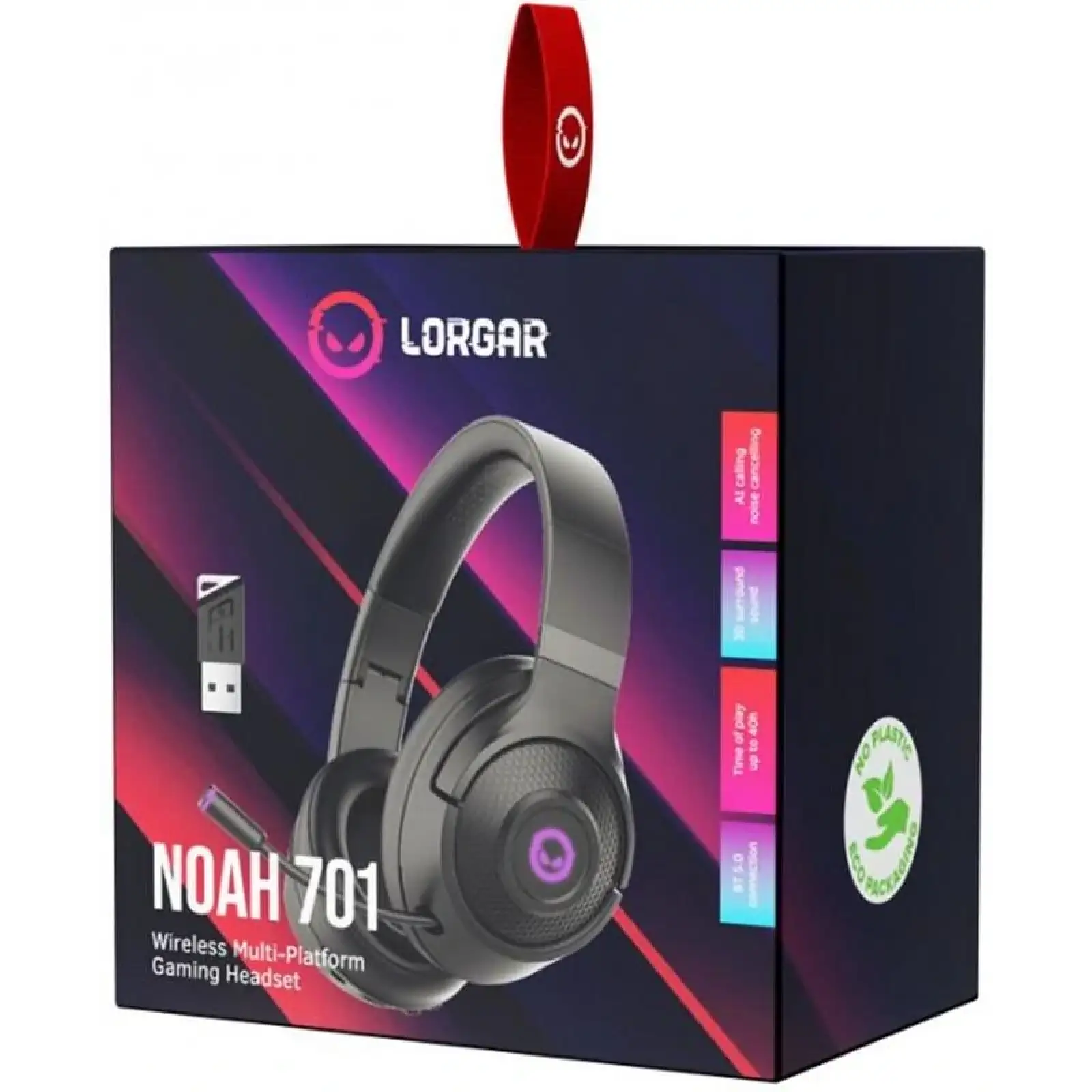 Гарнитура Canyon Lorgar Noah 701 Black (LRG-GHS701) UA