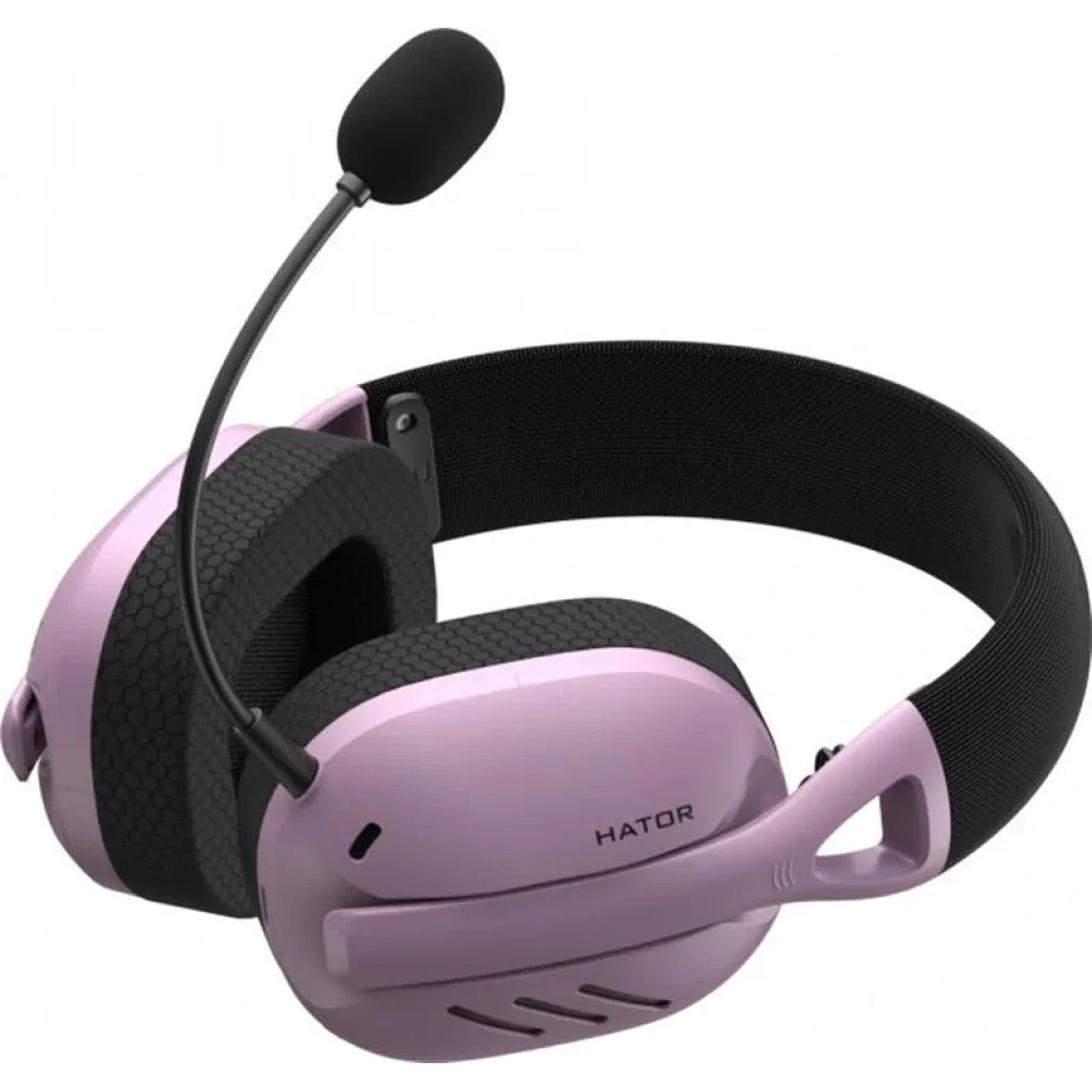 Bluetooth-гарнітура Hator Hyperpunk 2 Wireless Tri-mode Black/Lilac (HTA-859) UA