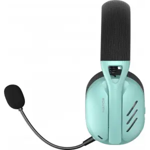 Bluetooth-гарнітура Hator Hyperpunk 2 Wireless Tri-mode Black/Mint (HTA-858) UA