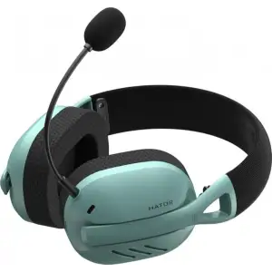 Bluetooth-гарнітура Hator Hyperpunk 2 Wireless Tri-mode Black/Mint (HTA-858) UA