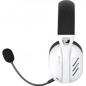 Bluetooth-гарнітура Hator Hyperpunk 2 Wireless Tri-mode Black/White (HTA-856) UA