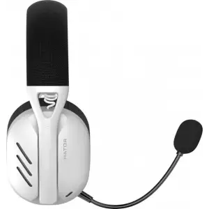 Bluetooth-гарнітура Hator Hyperpunk 2 Wireless Tri-mode Black/White (HTA-856) UA