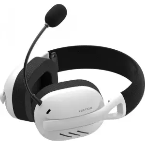 Bluetooth-гарнітура Hator Hyperpunk 2 Wireless Tri-mode Black/White (HTA-856) UA