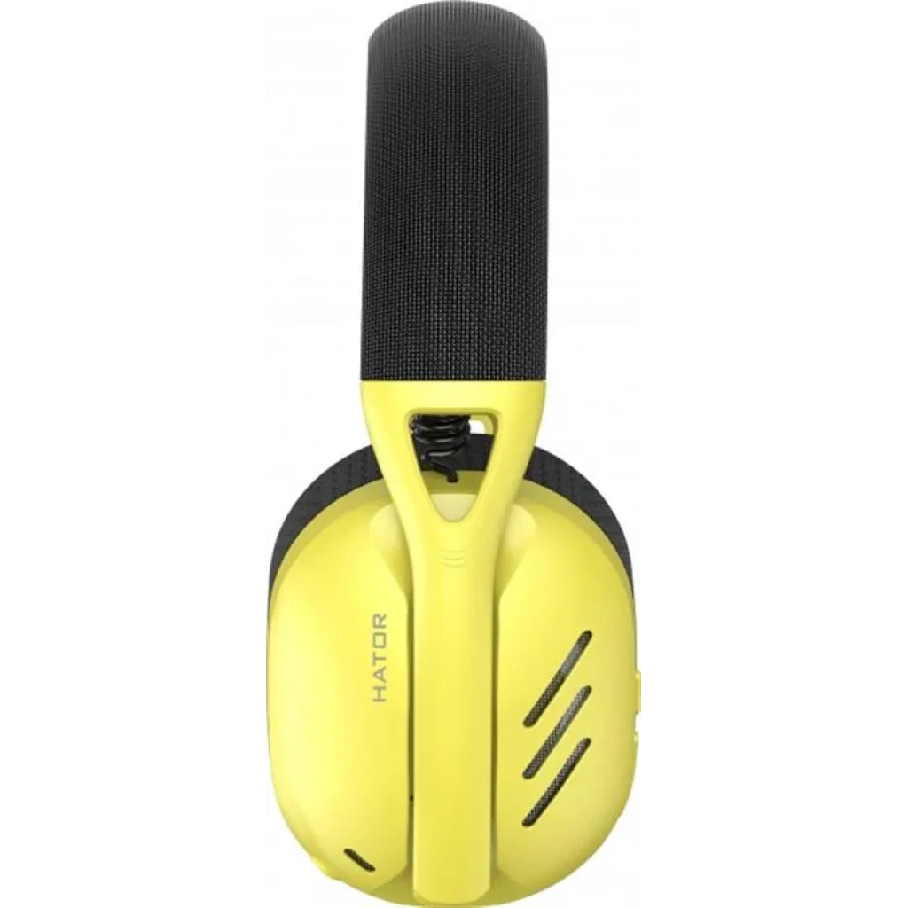 Bluetooth-гарнітура Hator Hyperpunk 2 Wireless Tri-mode Black/Yellow (HTA-857) UA