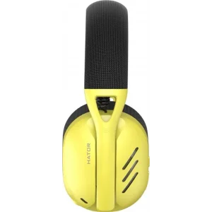 Bluetooth-гарнітура Hator Hyperpunk 2 Wireless Tri-mode Black/Yellow (HTA-857) UA